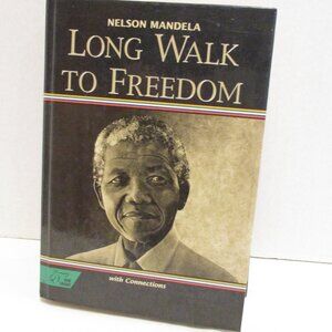 Nelson Mandela Book Long Walk To Freedom Medium Black White Story Reading Book